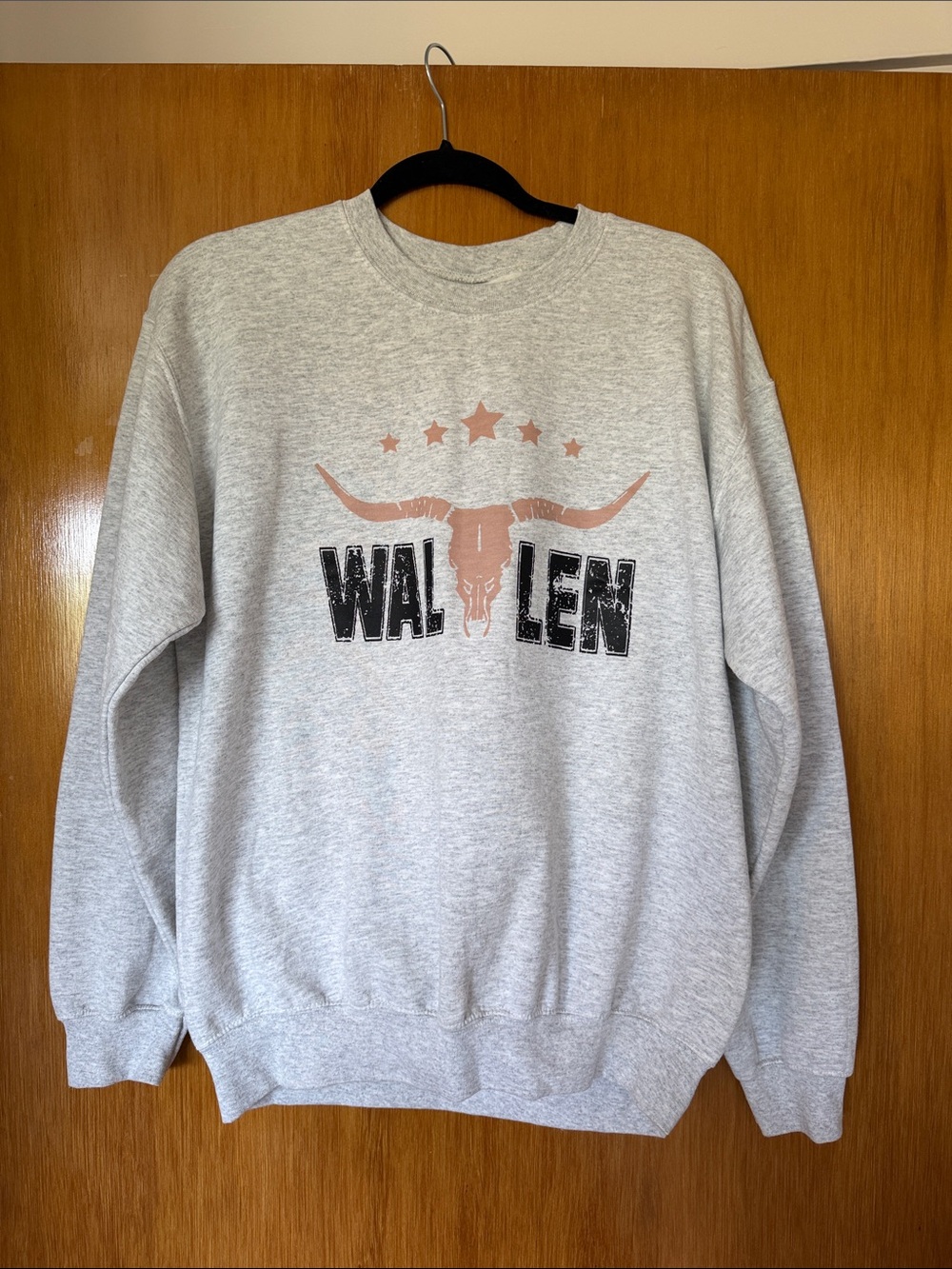 Morgan Wallen Graphic Grey Crewneck Sweatshirt.